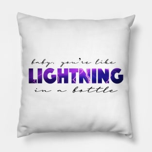 Electric Love Lightning Pillow