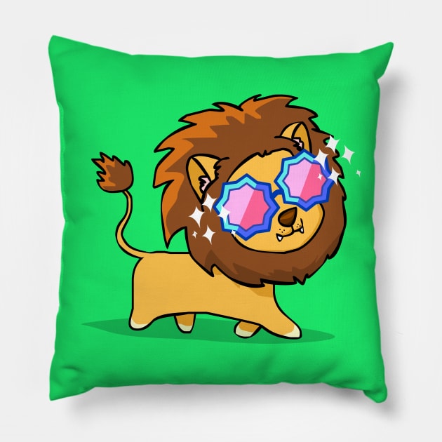 Fabulous Lion Pillow by AnishaCreations