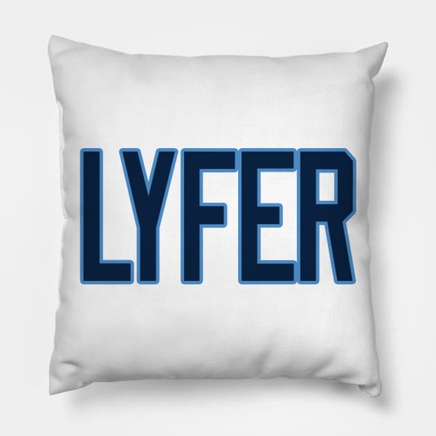 Tennessee LYFER!!! Pillow by OffesniveLine