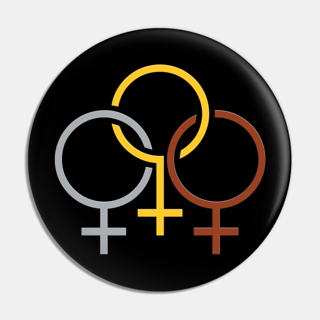 Women’s Sports Games Athlete Venus Symbol Pin by SapphicReality