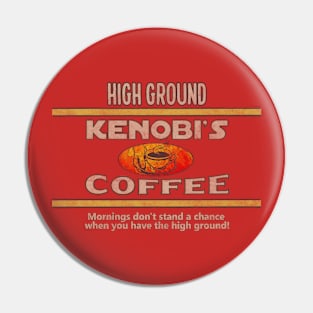 Kenobi's High Ground Coffee Pin