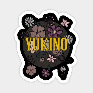 Aesthetic Proud Name Yukino Flowers Anime Retro Styles Magnet