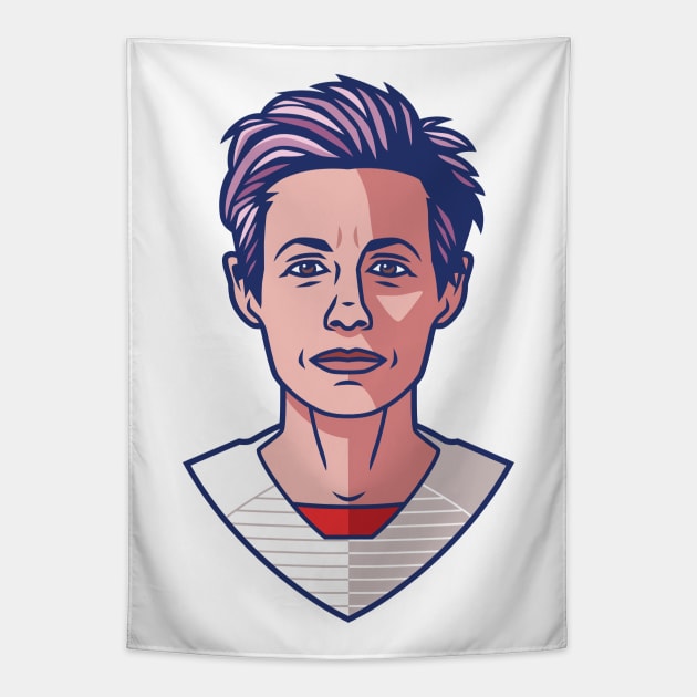 Rapinoe Tapestry by bennyd302