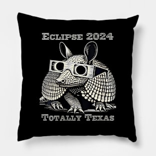 Wos Total Solar Eclipse 2024 Totally Texas Pillow