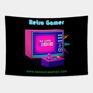 Retro Gamer Logo 6 by Batocera Nation Tapestry
