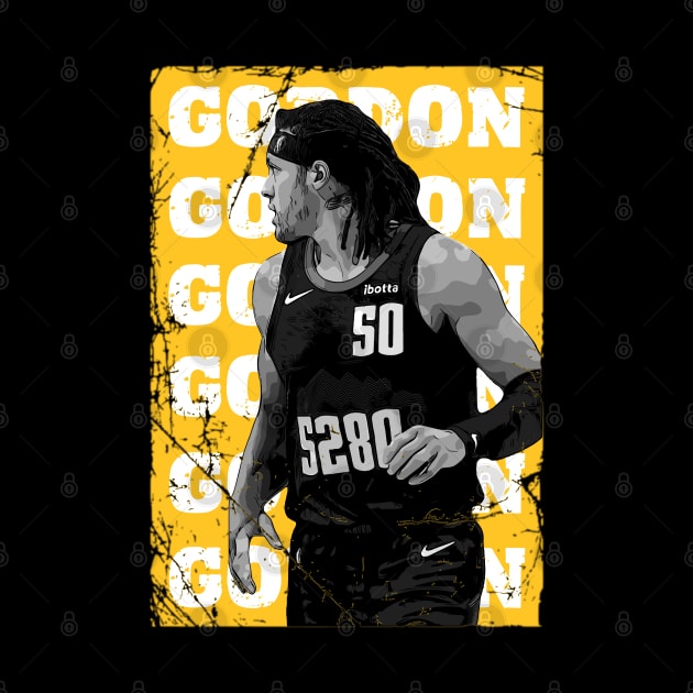 Aaron Gordon Basketball by Playful Creatives