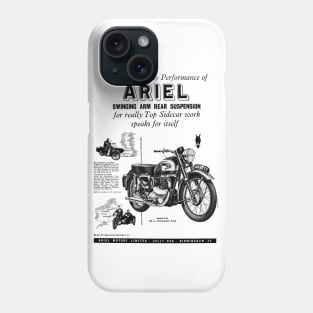 Vintage Ariel Motorbike Advert Phone Case