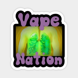 Vape Nation H3 Inspired Healthy Lungs From Vaping Magnet