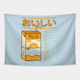 Japanese Aesthetic Juice Box Tapestry