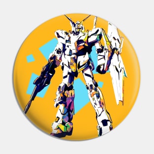 Unicorn Gundam Popart Pin