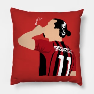 ibra and cigar Pillow