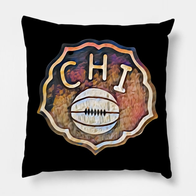 Chicago Duffy Florals Basketball Pillow by Kitta’s Shop