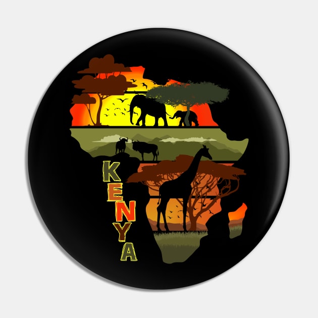 Kenya Pin by Nerd_art