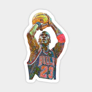 Michael Jordan Mosaic Magnet