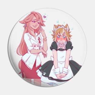 Gorou Maid with Yae Miko Pin