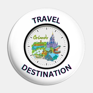 Travel to Orlando Pin