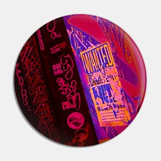 Street Red Art Graffiti NYC Tag Pin