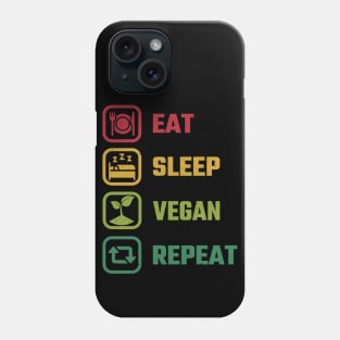 Eat Sleep Vegan Phone Case