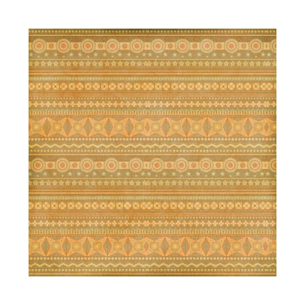 Colorful Mosaic Aztec Pattern Indian Mexican Ethnic Oriental Rug by jodotodesign