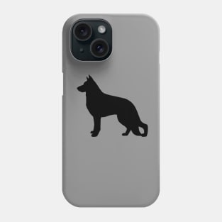 German Shepherd Dog Silhouette Phone Case