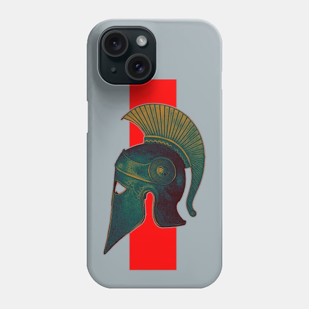 Spartans helmet Phone Case by arxitrav