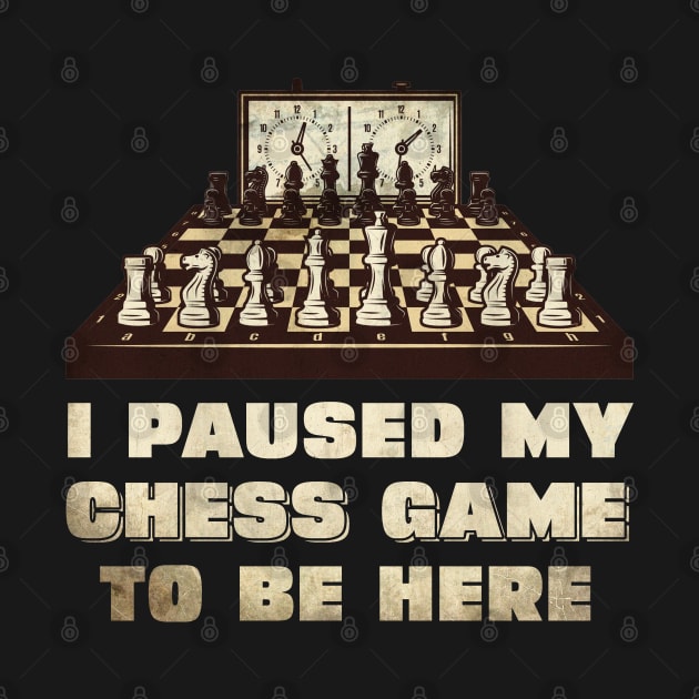 I paused my chess game to be here by Onceer