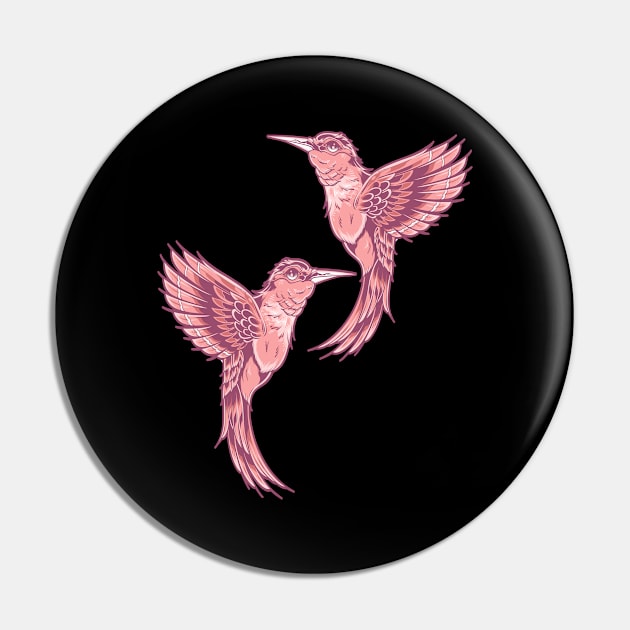 Hummingbird Spiritual Motivational Birds Lovers Gift Pin by YANISOVE