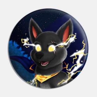 Dark Bolt (Barking at the Moon) Pin