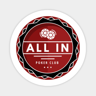 Poker Club All In Magnet