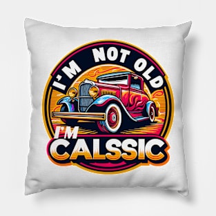 Classic Car Pillow