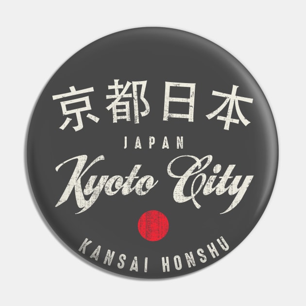 Kyoto City Japan Vintage Pin by Designkix