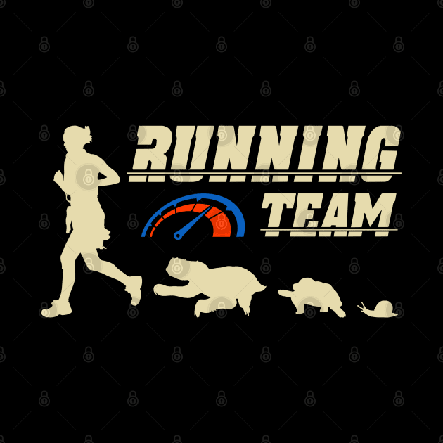 Funny Running Team by CHANJI@95