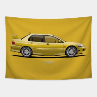 Lancer Evolution VII CT9A Yellow Tapestry