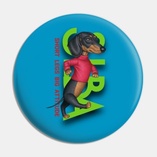 Short Legs Big Attitude Pin