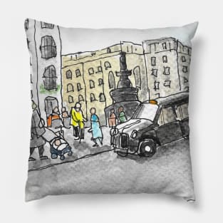 London cityscape 2 Pillow