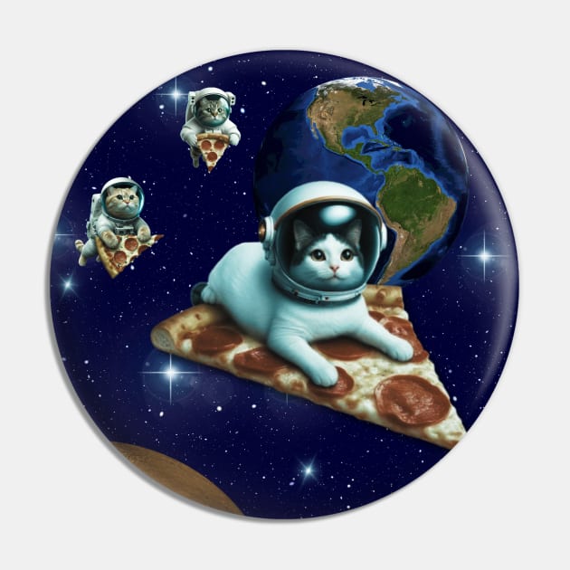 Get me a pizza. Space cat pizza. Catstronaut Pin by Ideas Design