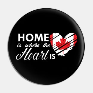Canada - Home is where the heart is Pin