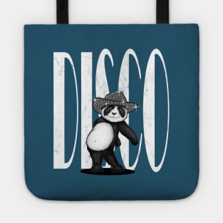 Dancing Panda Sparkling Glittery Disco Cowboy Hat Las Vegas Tote