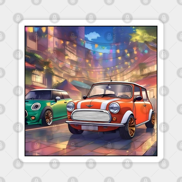 MINI Cooper Generations Magnet by CarTeeExclusives