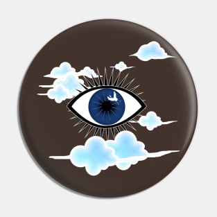 Evil eye in the sky Pin