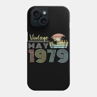 41th Birthday Gift Vintage May 1979 Forty One Years Old Phone Case