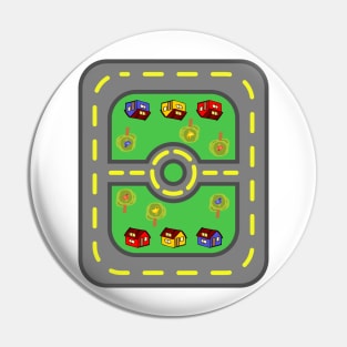 Car Play mat T-Shirt Pin