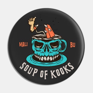 Soup of kooks Malibu Surf spot Pin