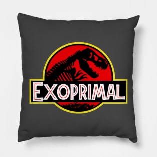 Exoprimal Dinosaur Movie Parody Pillow