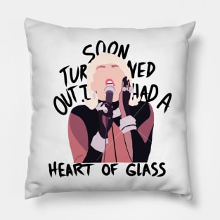 Heart of Glass Miley Pillow