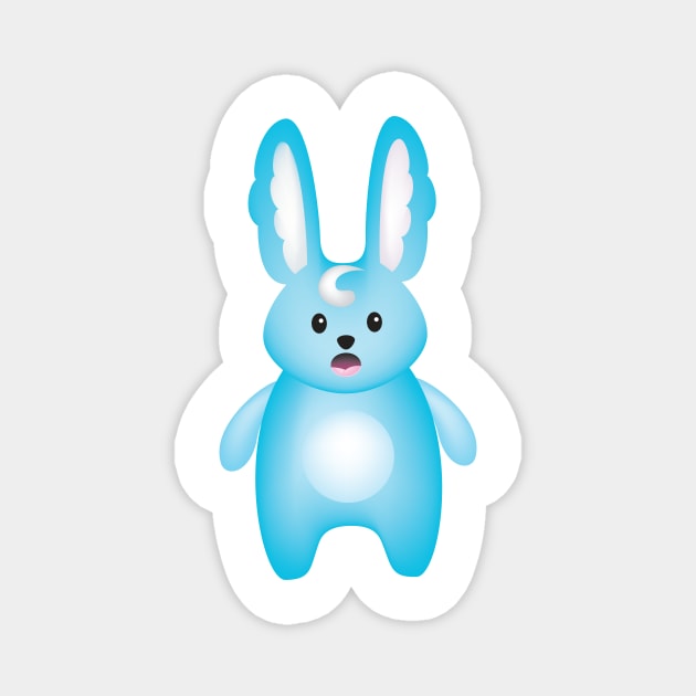 Surprised Rabbit Magnet by SWON Design