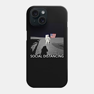 Social Distancing White Phone Case