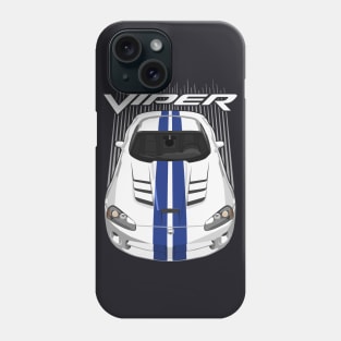 Viper SRT10-white and blue Phone Case