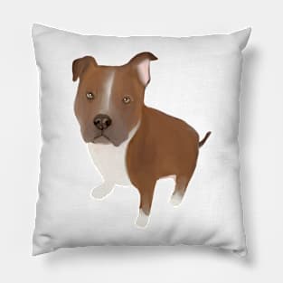 Bull Dog Art Pillow