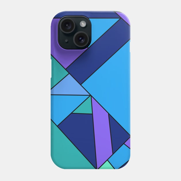 ice mosaic - ice texture Phone Case by persa